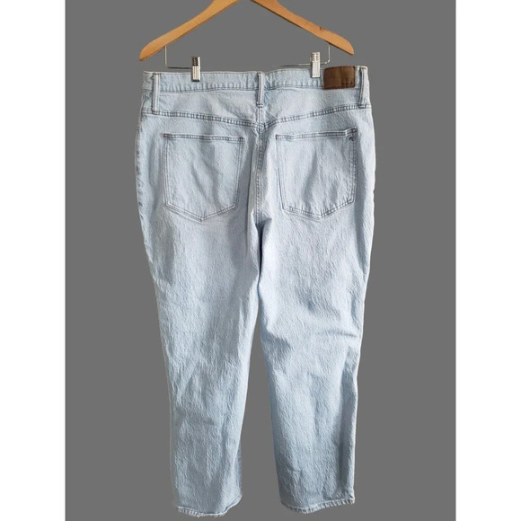 Madewell The Perfect Vintsge Jeans Womens Size 33  Blue Straight Fit Dist… - Picture 8 of 9